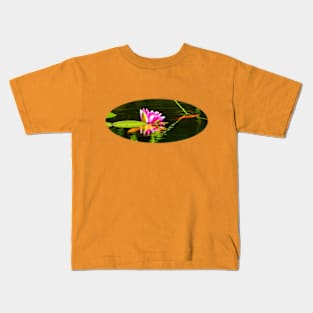 Pink Lily and Goldfish Kids T-Shirt